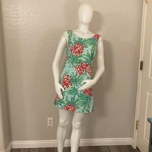 Lilly Pulitzer Pineapple Sleeveless Dress Size 6